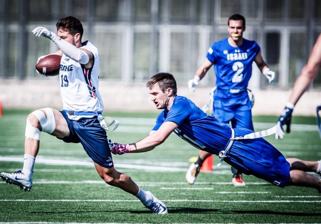 Joueurs de flag football